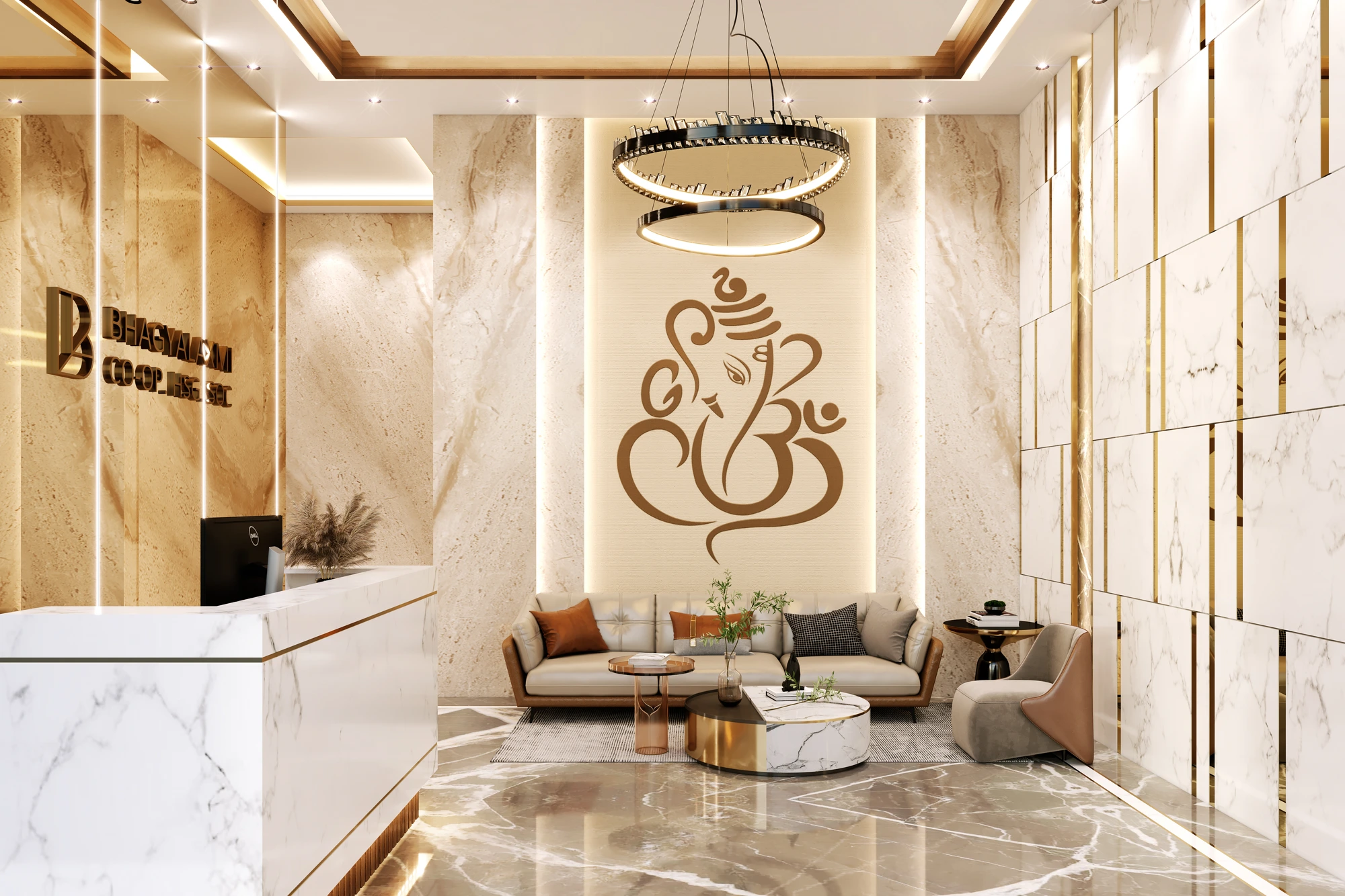 Grand entrance lobby