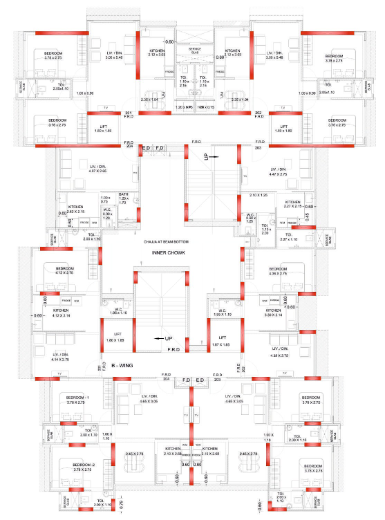 Typical floor plan